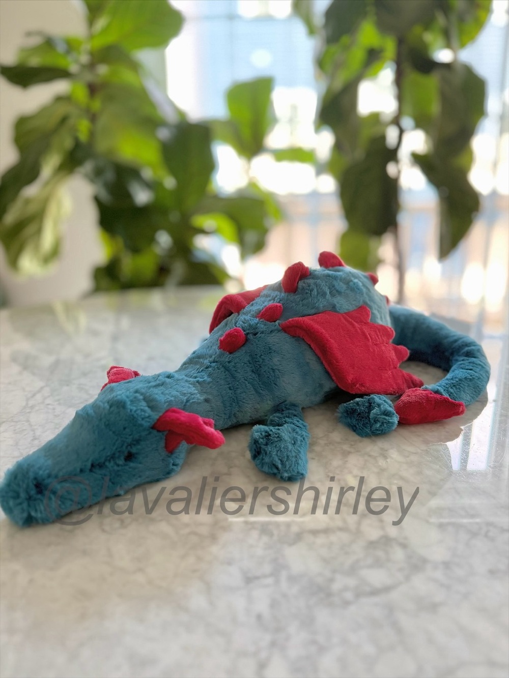 Jellycat Huge Dexter Dragon HTF NWT Authentic
